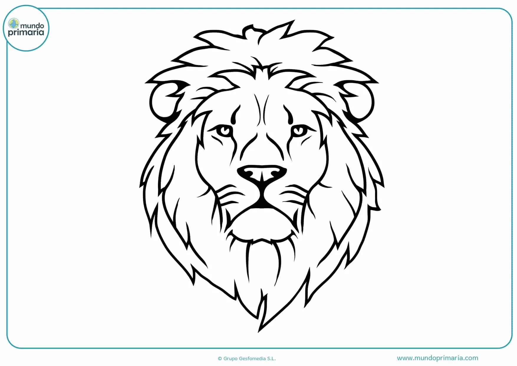 Dibujos de leones para Colorear a Lápiz o como quieras - Mundo Primaria Dibujos de leones para Colorear a Lápiz o como quieras - Mundo Primaria