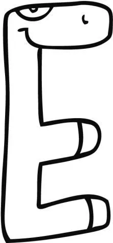 Imprimir dibujos para colorear : Letra E