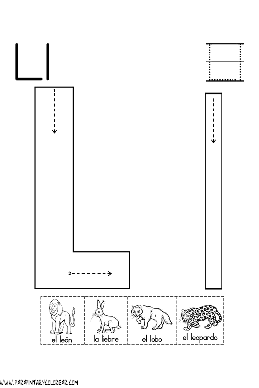 Ciclo Escolar: El Abecedario - Dibujos Para Colorear