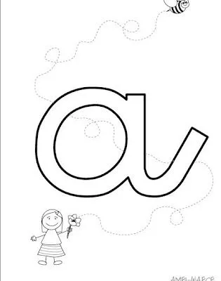 Letra o minuscula para colorear - Imagui