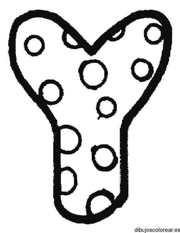 Letra Y | Dibujos para Colorear