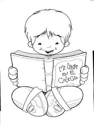 DIBUJOS DIA DEL LIBRO PARA COLOREAR