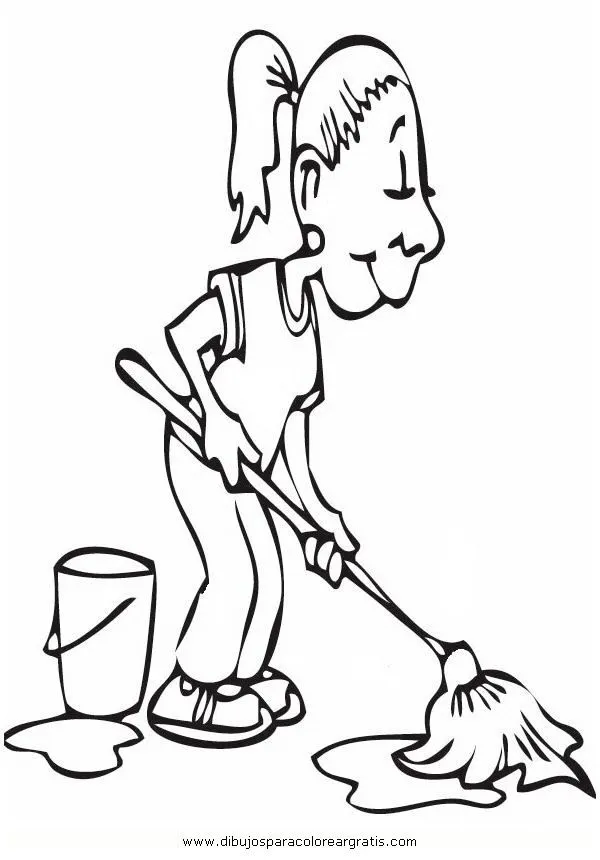 limpieza personal Colouring Pages