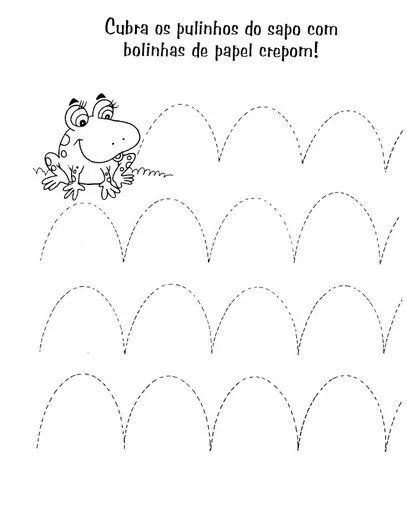 Dibujos con lineas entrecortadas para recortar para niños de tres ...