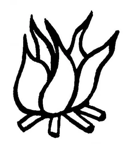 Dibujos de llamas de fuego para imprimir - Imagui