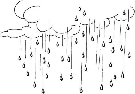 DIBUJOS DE LLUVIA PARA COLOREAR