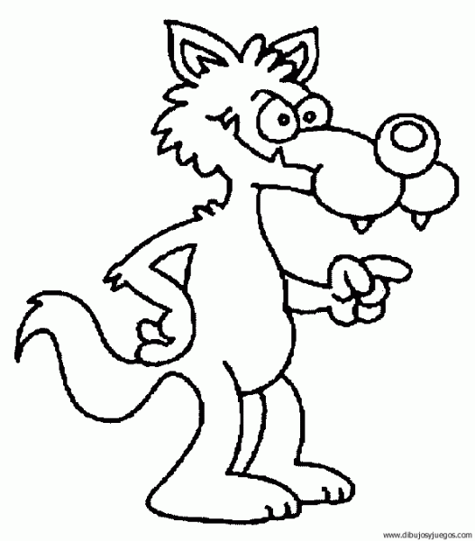 Dibujos del lobo de caperucita roja para colorear - Imagui Dibujos del lobo de caperucita roja para colorear - Imagui