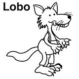 DIBUJOS DE LOBOS PARA PINTAR