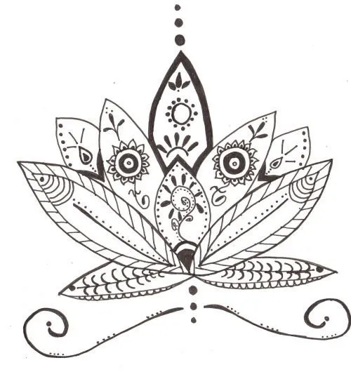 Dibujos De Loto en Pinterest | Tatuaje De Mandala De Loto y ... Dibujos De Loto en Pinterest | Tatuaje De Mandala De Loto y ...