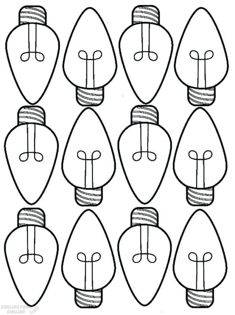 ᐈ Dibujos de Luces de Navidad【TOP 30】Para esta navidad – Dibujos para Colorear ᐈ Dibujos de Luces de Navidad【TOP 30】Para esta navidad – Dibujos para Colorear