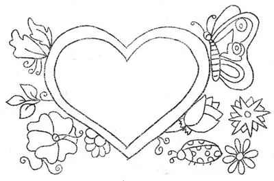 DIBUJOS DIA DE LA MADRE CON CORAZON