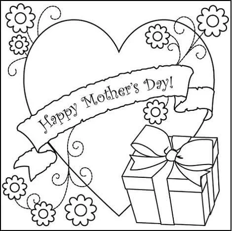 Dibujos del dia de la madre Para Pintar y Colorear Gratis Dibujos del dia de la madre Para Pintar y Colorear Gratis