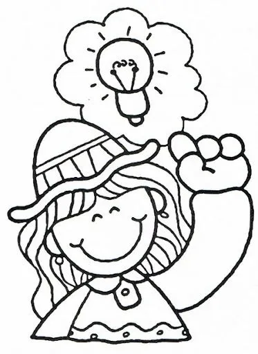 DIBUJOS DE MAESTRAS PARA COLOREAR