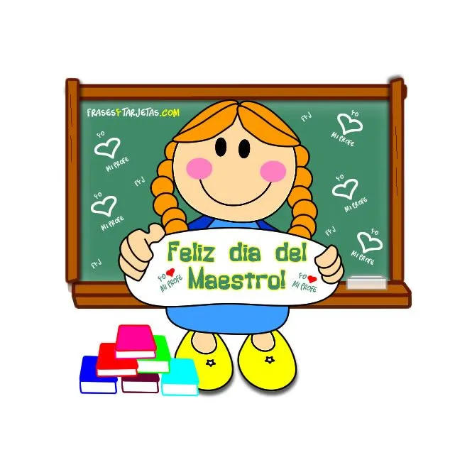 Dibujos del dia del maestro animados - Imagui