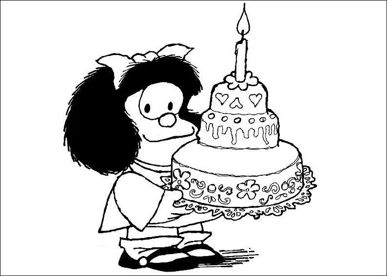 Dibujos de Mafalda Para Colorear | Dibujos y Imágenes Gratis Dibujos de Mafalda Para Colorear | Dibujos y Imágenes Gratis