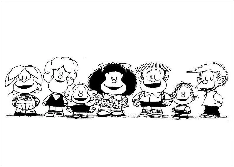 Dibujos de Mafalda Para Colorear | Dibujos y Imágenes Gratis Dibujos de Mafalda Para Colorear | Dibujos y Imágenes Gratis