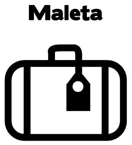 Dibujos de maletas para colorear - Imagui