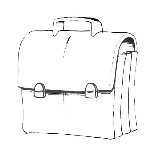 Maletines para colorear - Imagui