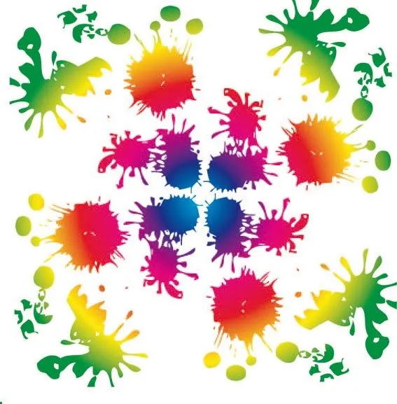 Dibujos manchas de pintura - Imagui