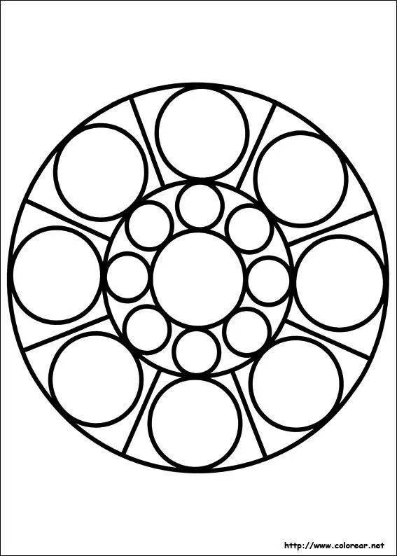 Dibujos de Mandalas para colorear en Colorear.net