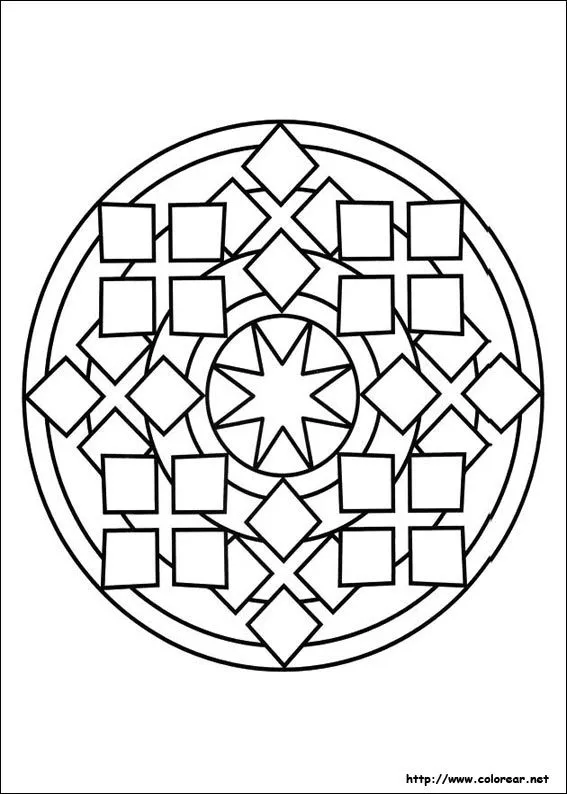Dibujos de Mandalas para colorear en Colorear.net Dibujos de Mandalas para colorear en Colorear.net