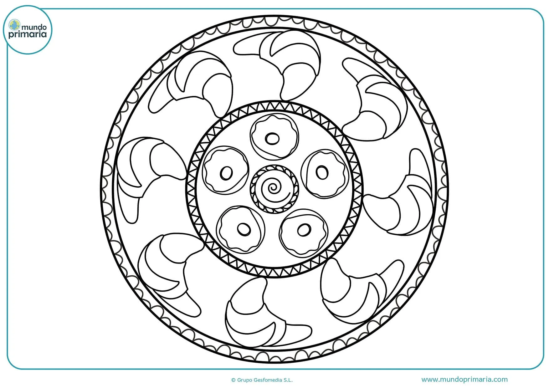 Dibujos de MANDALAS PARA COLOREAR para niños Dibujos de MANDALAS PARA COLOREAR para niños