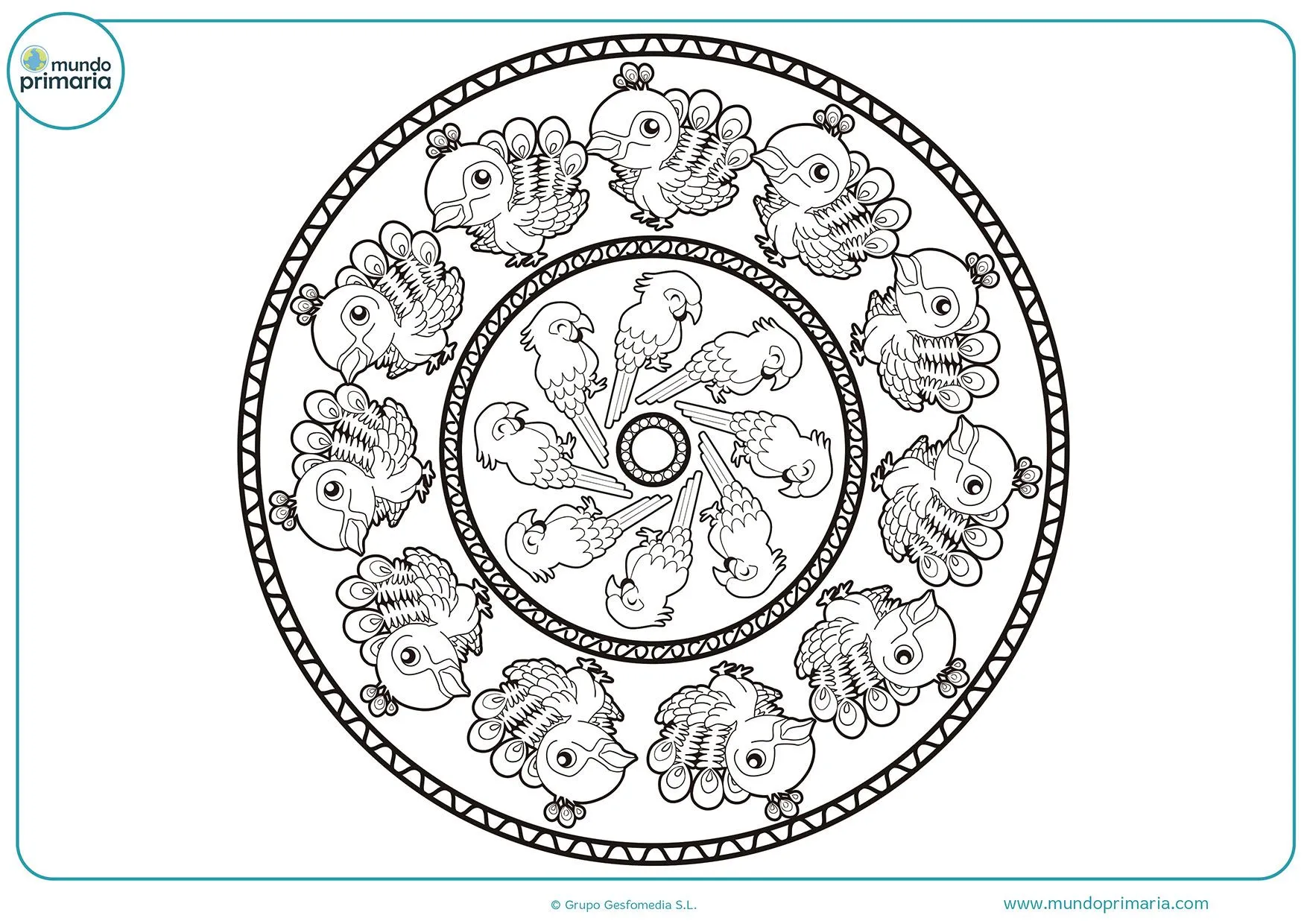 Dibujos de MANDALAS PARA COLOREAR para niños Dibujos de MANDALAS PARA COLOREAR para niños