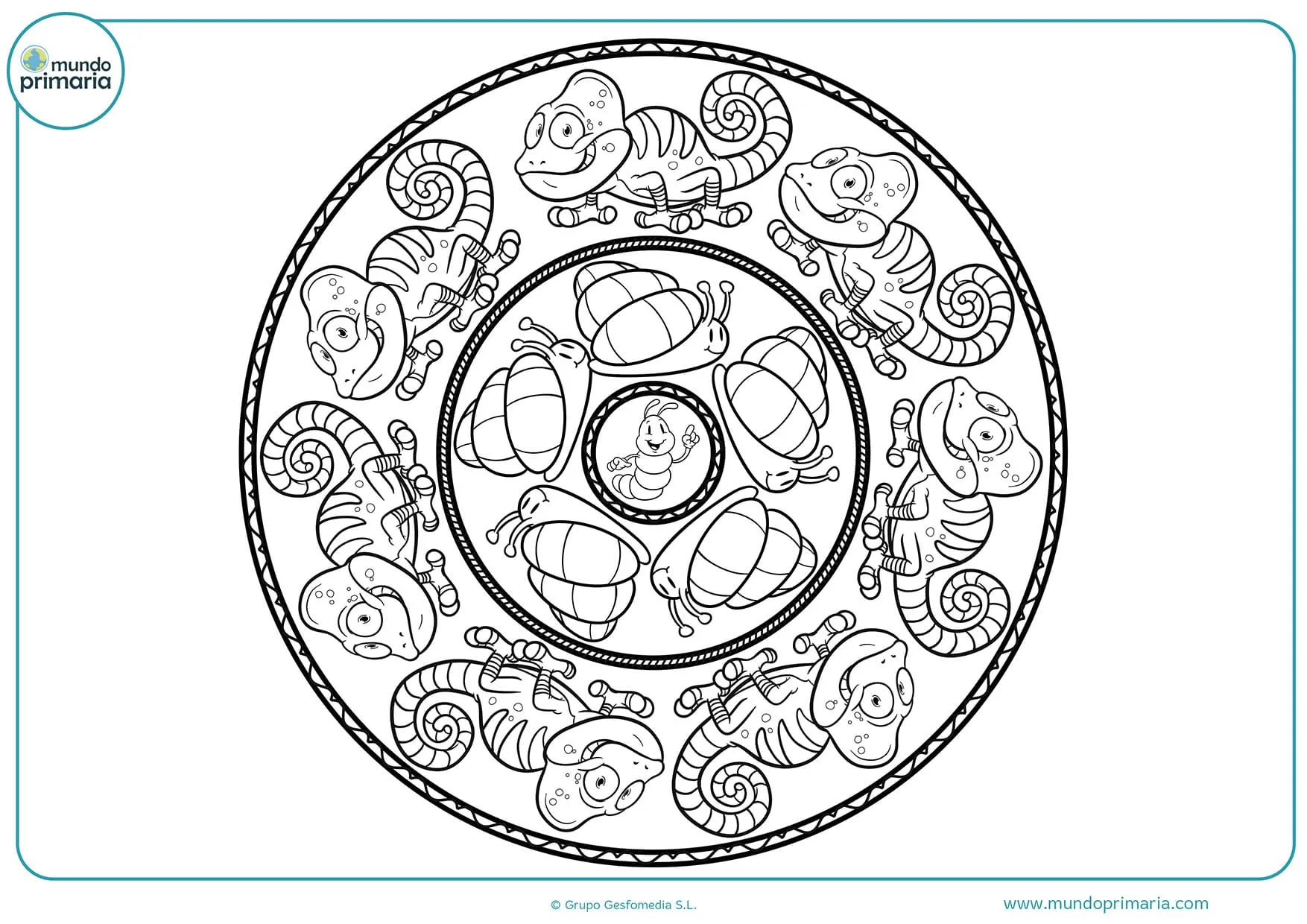 Dibujos de MANDALAS PARA COLOREAR para niños Dibujos de MANDALAS PARA COLOREAR para niños