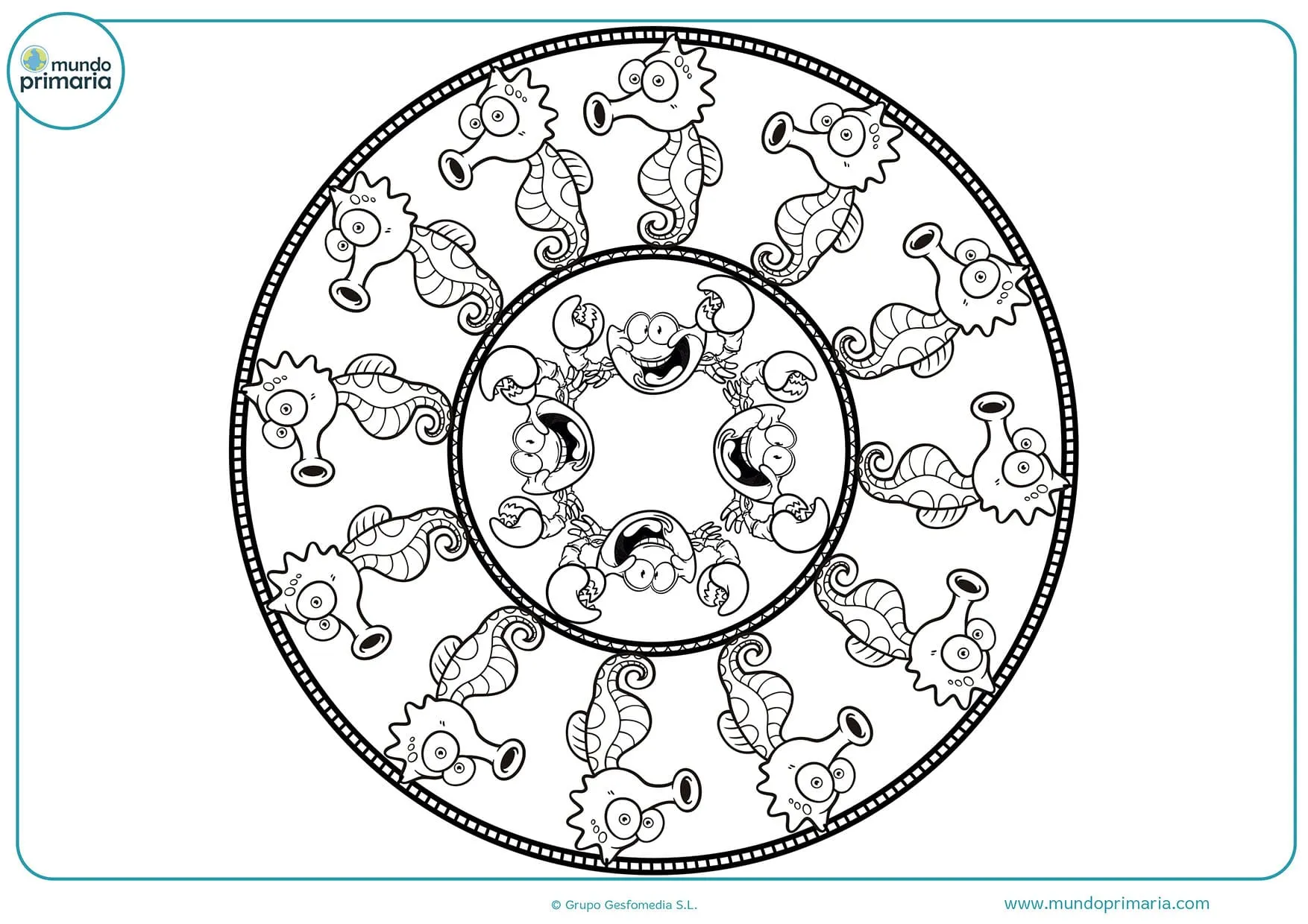 Dibujos de MANDALAS PARA COLOREAR para niños Dibujos de MANDALAS PARA COLOREAR para niños