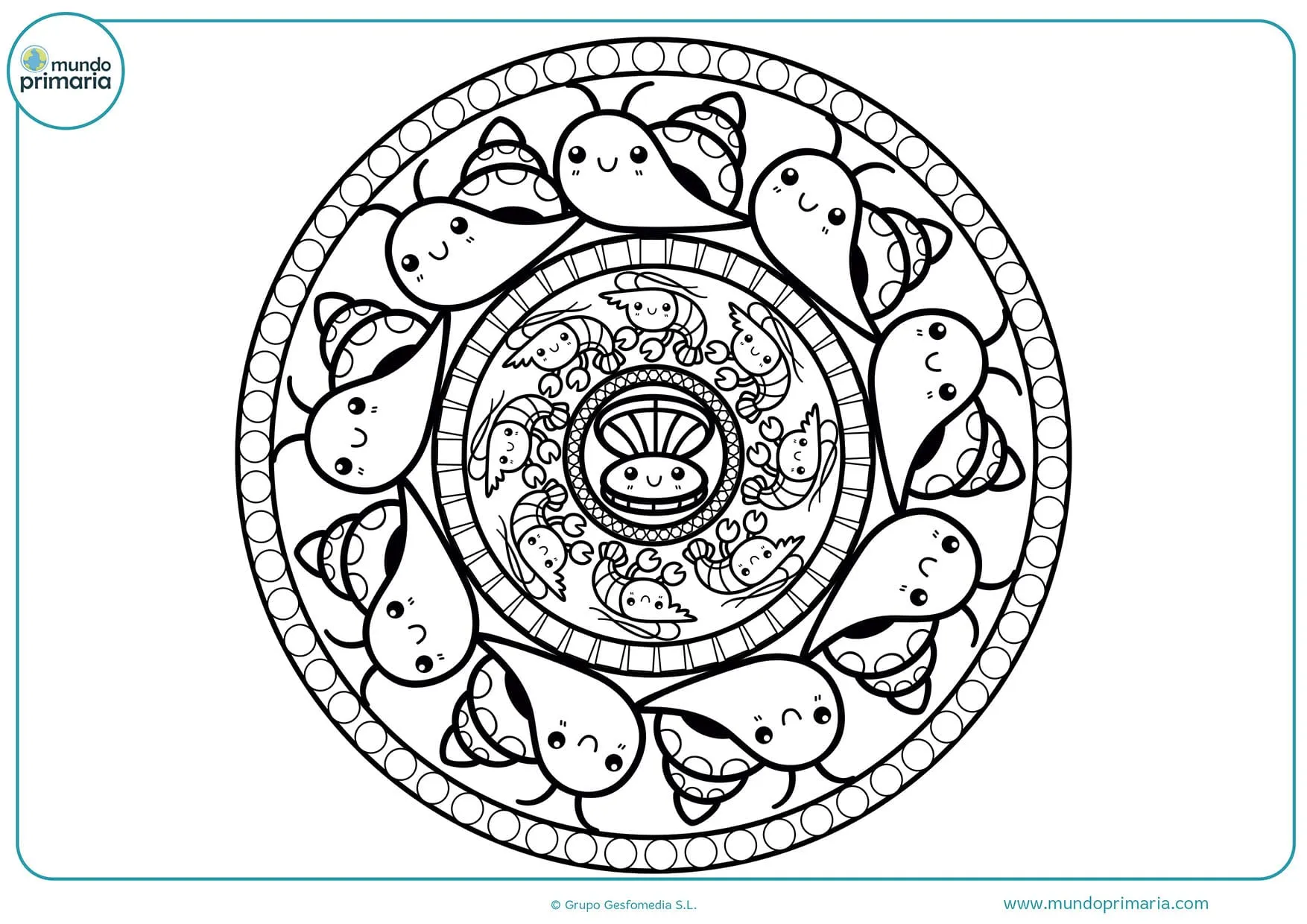 Dibujos de MANDALAS PARA COLOREAR para niños Dibujos de MANDALAS PARA COLOREAR para niños