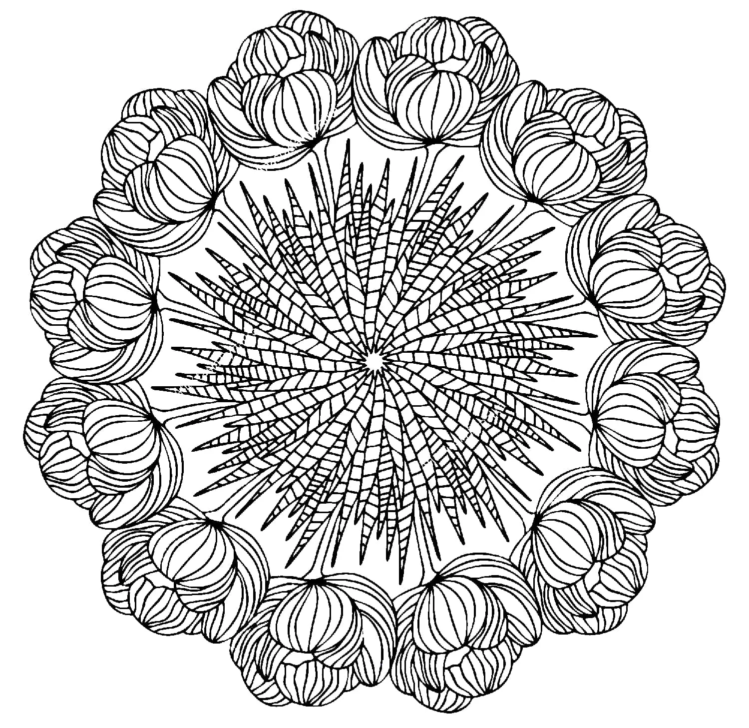 Dibujos de Mandalas Flores Para Colorear - Wonder-day.com Dibujos de Mandalas Flores Para Colorear - Wonder-day.com