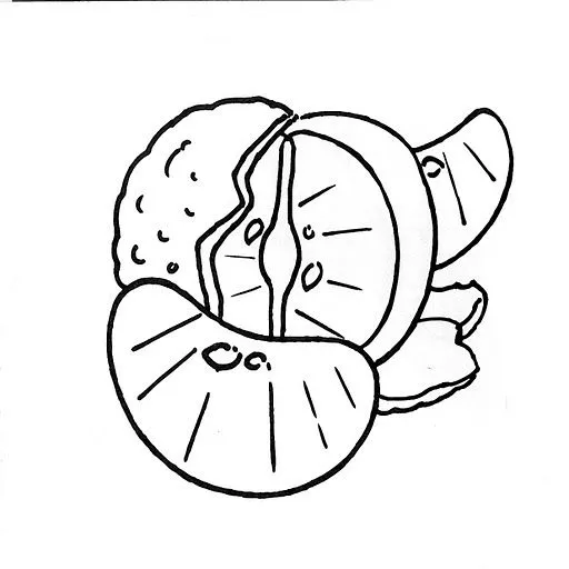 Dibujos de MANDARINA para colorear - Imagui Dibujos de MANDARINA para colorear - Imagui