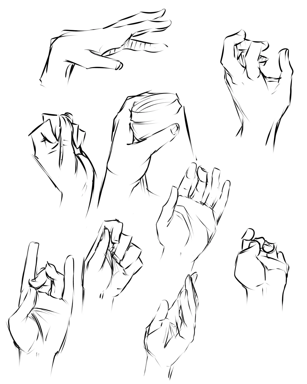 Dibujos con manos - Imagui