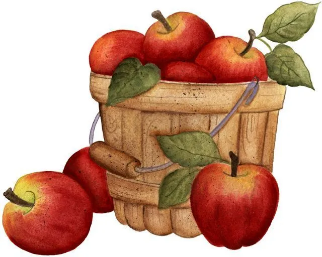 Dibujos de manzanas para imprimir - Imagenes y dibujos para imprimir