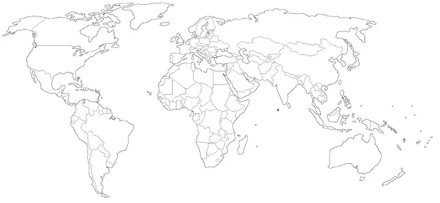Dibujos de mapas del mundo para imprimir y colorear Blog De ... Dibujos de mapas del mundo para imprimir y colorear Blog De ...