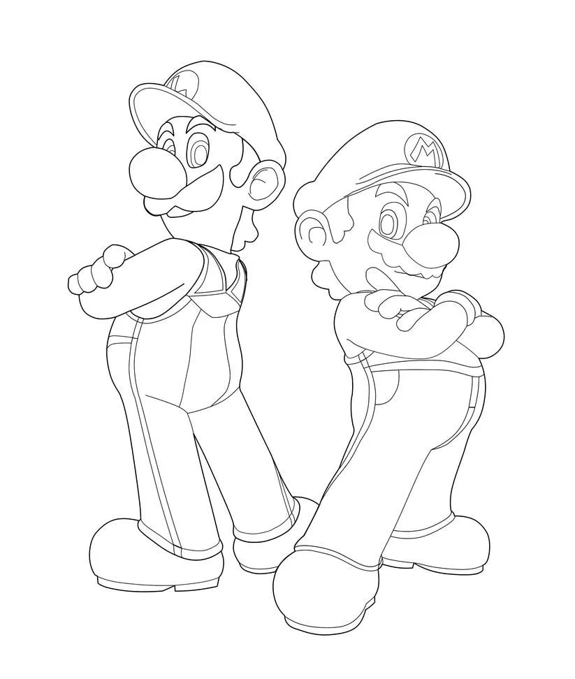 Dibujos de mario bros para colorear - Dibujos para colorear - IMAGIXS Dibujos de mario bros para colorear - Dibujos para colorear - IMAGIXS