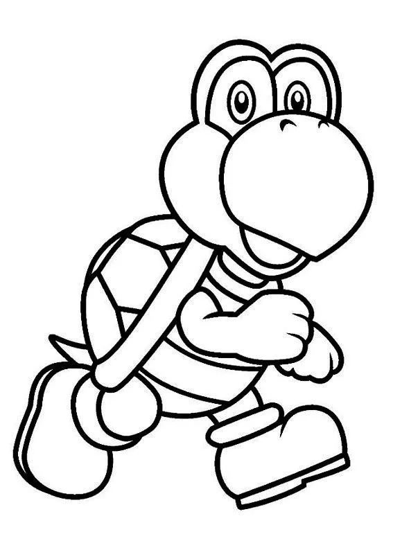 Dibujos de Mario Bros para pintar y colorear