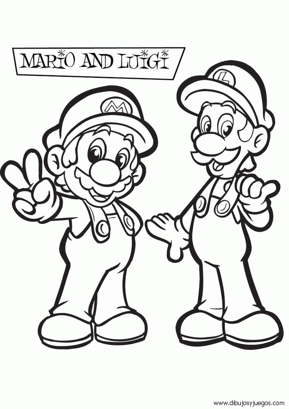 dibujos-mario-bross-004 | Dibujos y juegos, para pintar y colorear
