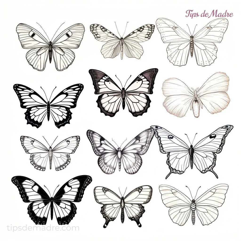 Dibujos de mariposas para colorear e imprimir, para niños - Tips de Madre Dibujos de mariposas para colorear e imprimir, para niños - Tips de Madre