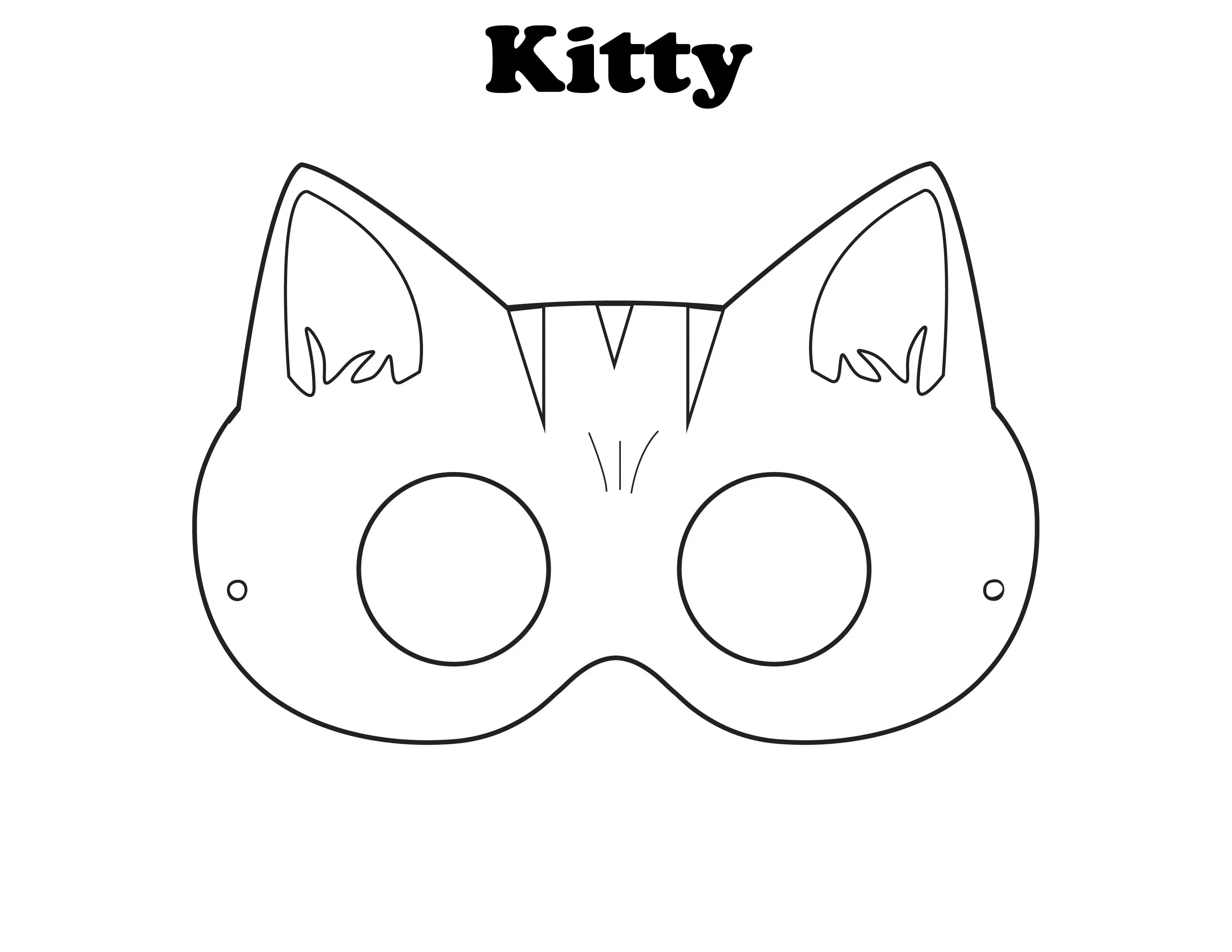 Dibujos de Máscaras de Halloween para Colorear Dibujos de Máscaras de Halloween para Colorear
