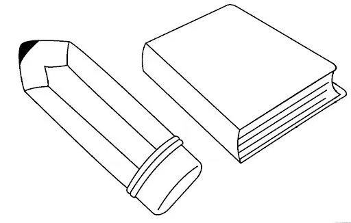 DIBUJOS DE MATERIAL ESCOLAR PARA COLOREAR | Dibujos para colorear