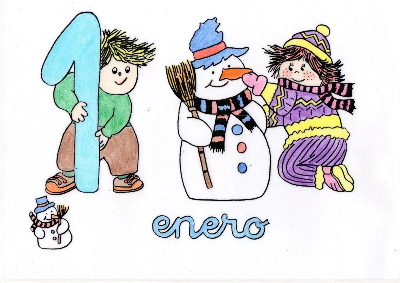 Dibujos de los meses del año para niños - Imagui