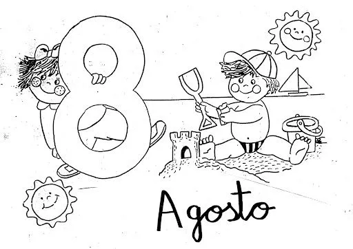 DIBUJOS DE LOS MESES DEL AÑO PARA PINTAR | FICHAS PARA PINTAR ... DIBUJOS DE LOS MESES DEL AÑO PARA PINTAR | FICHAS PARA PINTAR ...