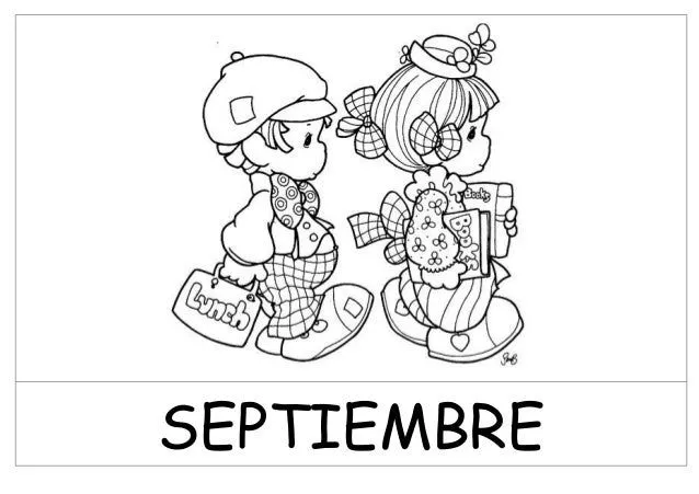 dibujos-meses-del-ao-blanco-y- ...