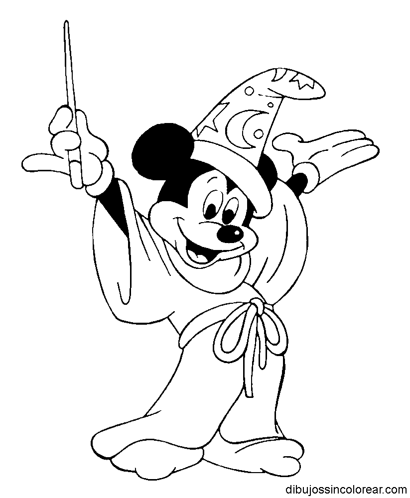 dibujos de mickey bebe para colorear