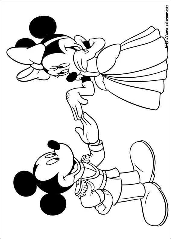 Dibujos de Mickey para colorear en Colorear.net
