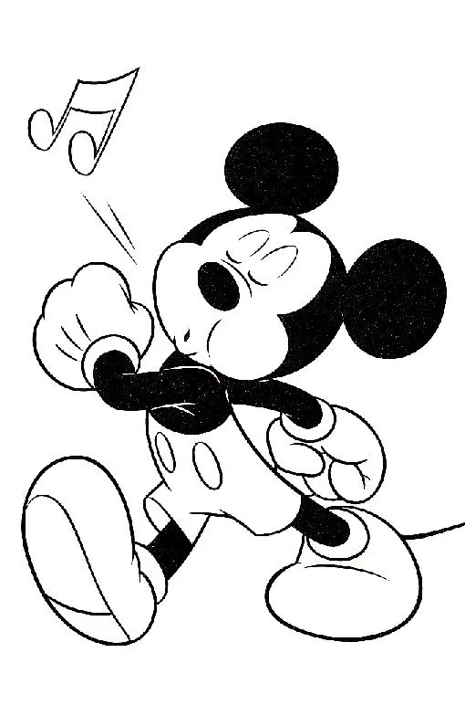 dibujos de mickey mouse para colorear | Manualidades, papiroflexia ...