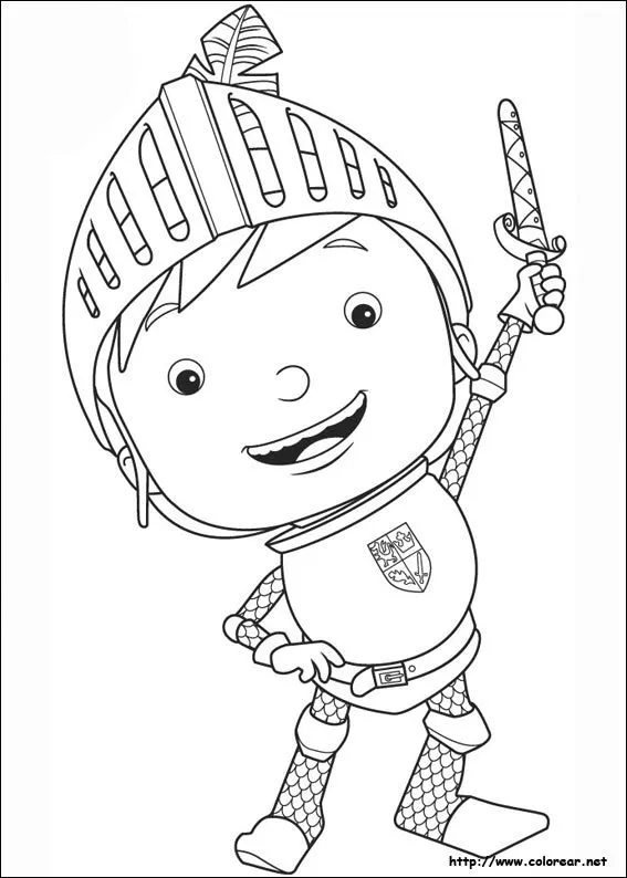 Dibujos de Mike el Caballero para colorear en Colorear.net Dibujos de Mike el Caballero para colorear en Colorear.net