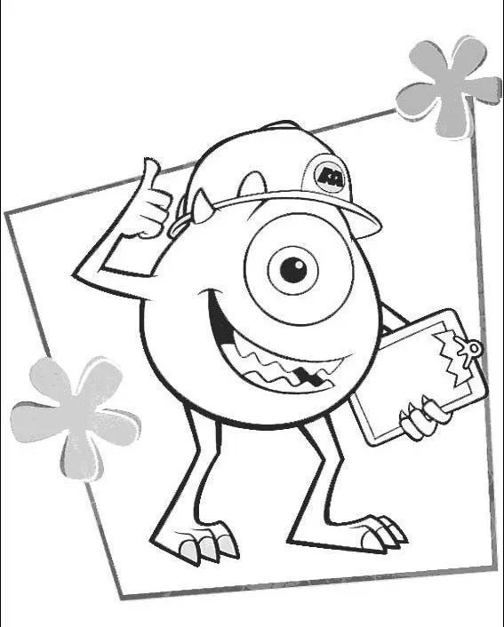 Mike wazowski para dibujar - Imagui
