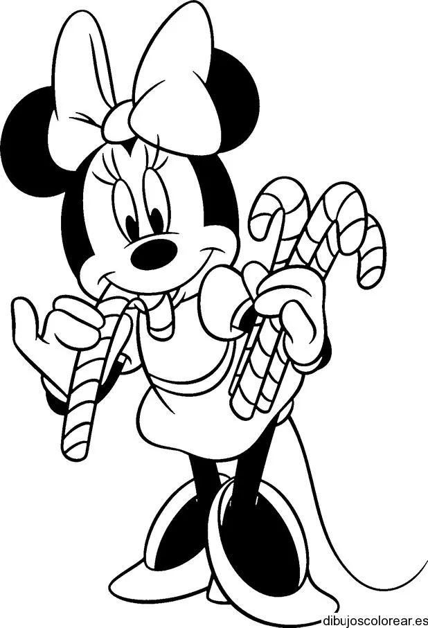 Minnie Mouse | Dibujos para Colorear